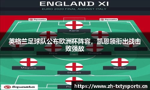 英格兰足球队公布欧洲杯阵容，凯恩领衔出战击败强敌