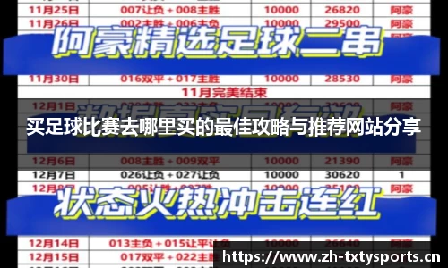 买足球比赛去哪里买的最佳攻略与推荐网站分享