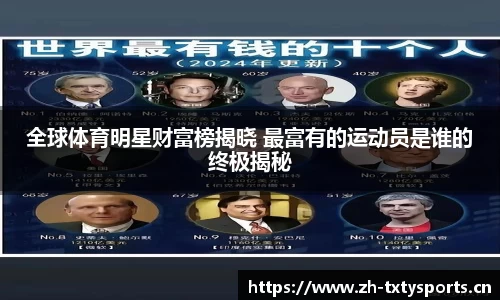全球体育明星财富榜揭晓 最富有的运动员是谁的终极揭秘